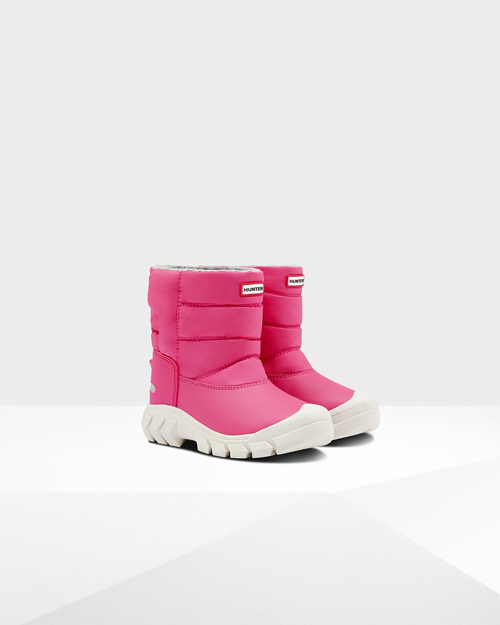 Botas De Nieve Original Big Insulated Hunter Niños - Rosas Claro - 768459QIM